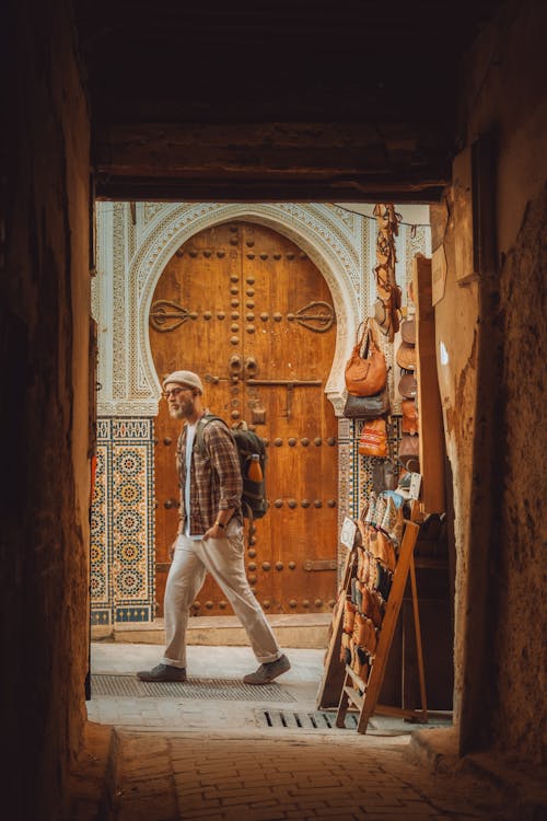 Scandinavian wonderer in the streets of morocco, Moroccan interior design