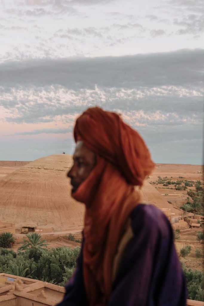 a man wearing a turban
