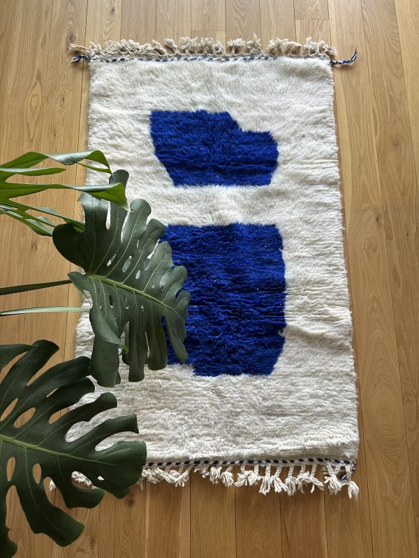 Scandinavian Moroccan Fusion - 1.5x1m Beni Ourain Rug for Small Spaces