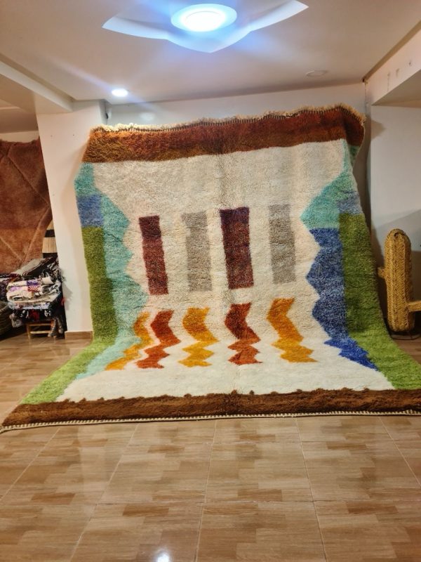 [Request to Order] Luxurious Handwoven Mrirt Rug, 3x2m – Moroccan Craftsmanship for Minimalist Interiors - Image 4